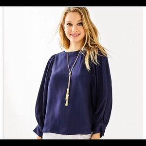 Lilly Pulitzer maisel true navy sz XL new w tags